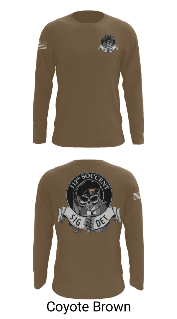 Long Sleeve Performance Shirt, 112 SOCCENT SIGDET, Army, Teamtime, Team time, sublimation, custom sports apparel, team uniforms, spirit wear, spiritwear, sports uniforms, custom shirts, team store, custom team store, fundraiser sports, apparel fundraiser