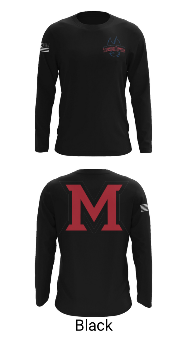Long Sleeve Performance Shirt, Miami University - Middletown Baseball, Baseball, Teamtime, Team time, sublimation, custom sports apparel, team uniforms, spirit wear, spiritwear, sports uniforms, custom shirts, team store, custom team store, fundraiser sports, apparel fundraiser