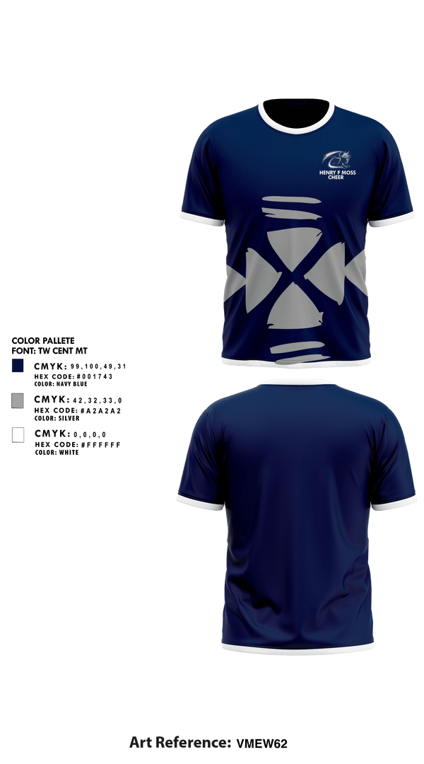 Short Sleeve Performance Shirt, Henry F Moss Middle School Cheer, Cheer, Teamtime, Team time, sublimation, custom sports apparel, team uniforms, spirit wear, spiritwear, sports uniforms, custom shirts, team store, custom team store, fundraiser sports, apparel fundraiser