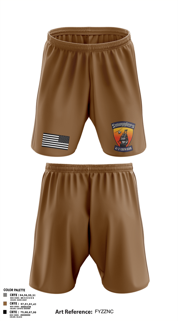 Athletic Shorts With Pockets, A/2135th GSAB “SMUGGLERS”, Army, Teamtime, Team time, sublimation, custom sports apparel, team uniforms, spirit wear, spiritwear, sports uniforms, custom shirts, team store, custom team store, fundraiser sports, apparel fundraiser