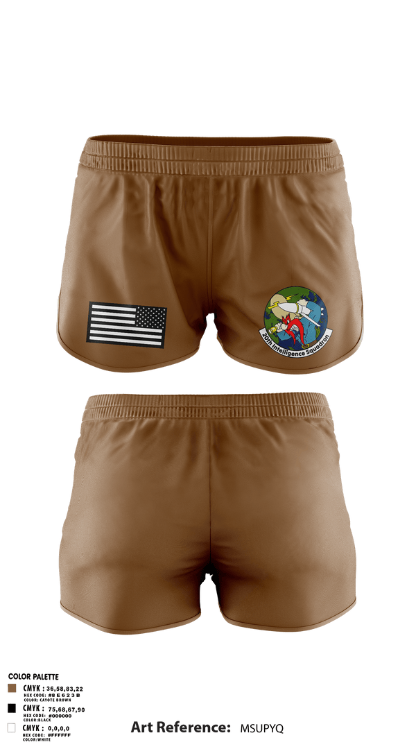 Ranger Panties, 20th Intelligence Squadron, Air Force, Teamtime, Team time, sublimation, custom sports apparel, team uniforms, spirit wear, spiritwear, sports uniforms, custom shirts, team store, custom team store, fundraiser sports, apparel fundraiser