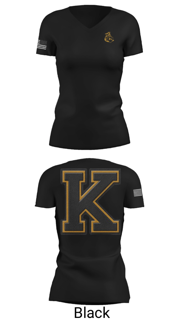 Womens Short Sleeve Vneck Shirt, Floyd E Kellam High School Cross Country, Cross Country, Teamtime, Team time, sublimation, custom sports apparel, team uniforms, spirit wear, spiritwear, sports uniforms, custom shirts, team store, custom team store, fundraiser sports, apparel fundraiser