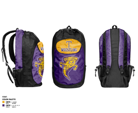 Gear Bag, Taylorville Wrestling Club, Wrestling, Teamtime, Team time, sublimation, custom sports apparel, team uniforms, spirit wear, spiritwear, sports uniforms, custom shirts, team store, custom team store, fundraiser sports, apparel fundraiser