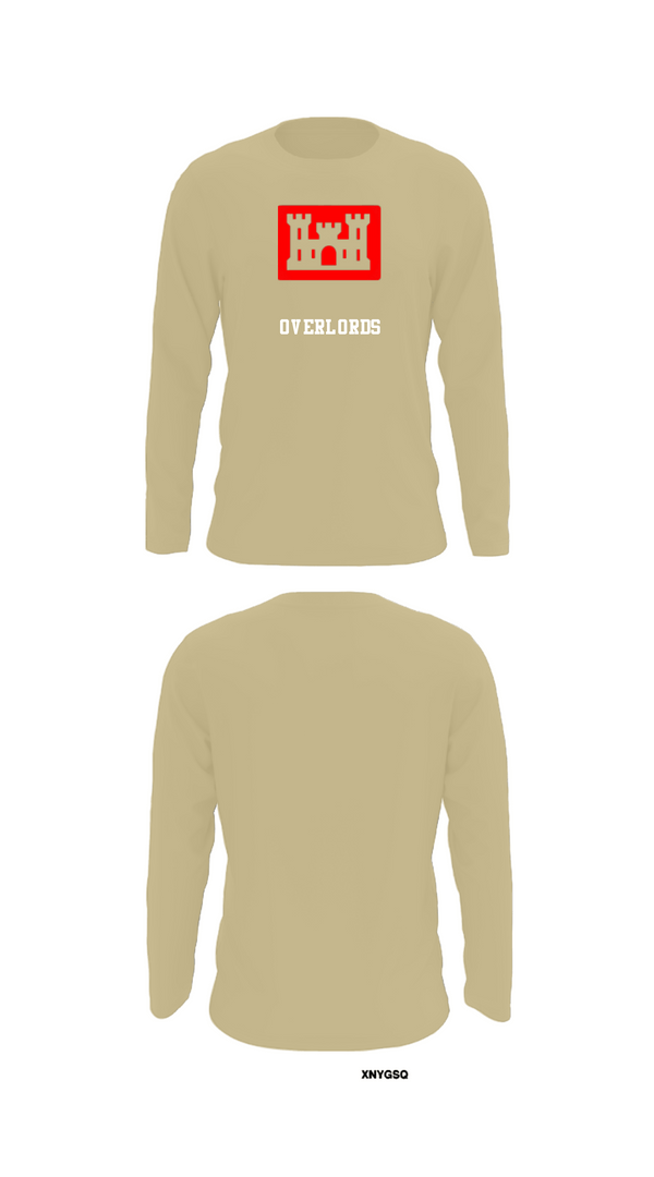 Long Sleeve Performance Shirt, Overlords, Army, Teamtime, Team time, sublimation, custom sports apparel, team uniforms, spirit wear, spiritwear, sports uniforms, custom shirts, team store, custom team store, fundraiser sports, apparel fundraiser