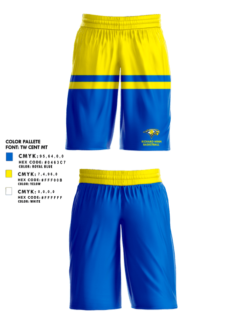 Mens Basketball Shorts, Richard Winn Academy Basketball, Men's Basketball, Teamtime, Team time, sublimation, custom sports apparel, team uniforms, spirit wear, spiritwear, sports uniforms, custom shirts, team store, custom team store, fundraiser sports, apparel fundraiser