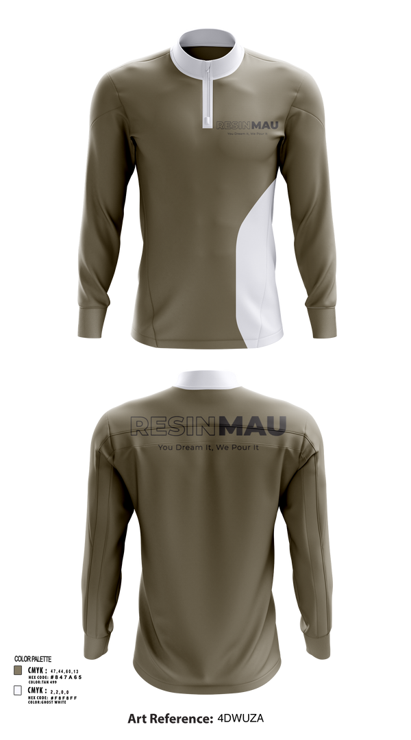 Quarter Zip Jacket, Resin Mau, , Teamtime, Team time, sublimation, custom sports apparel, team uniforms, spirit wear, spiritwear, sports uniforms, custom shirts, team store, custom team store, fundraiser sports, apparel fundraiser