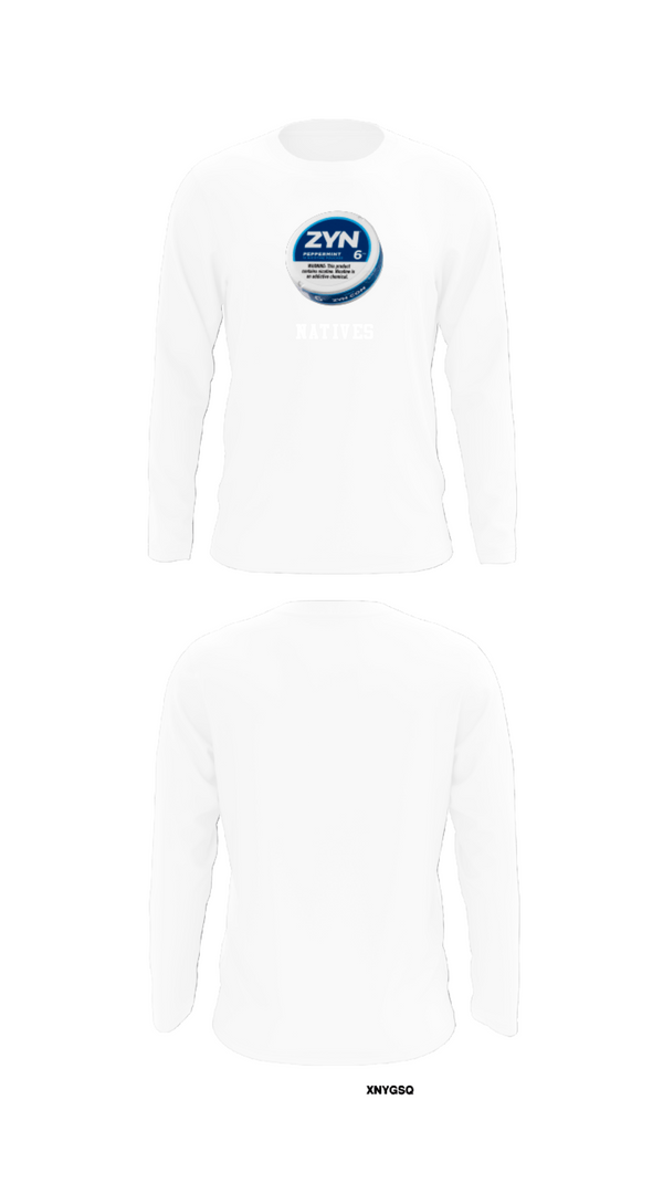 Long Sleeve Performance Shirt, Natives, Men's Basketball, Teamtime, Team time, sublimation, custom sports apparel, team uniforms, spirit wear, spiritwear, sports uniforms, custom shirts, team store, custom team store, fundraiser sports, apparel fundraiser