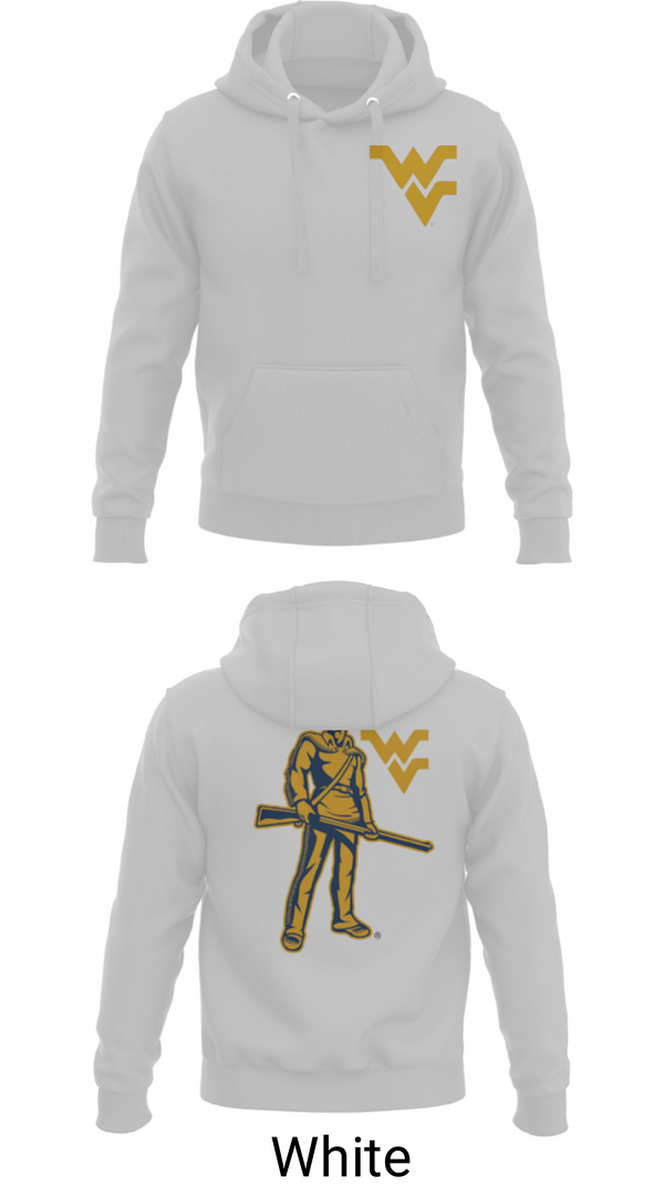 Hoodie, West Virginia University Track, Track & Field, Teamtime, Team time, sublimation, custom sports apparel, team uniforms, spirit wear, spiritwear, sports uniforms, custom shirts, team store, custom team store, fundraiser sports, apparel fundraiser