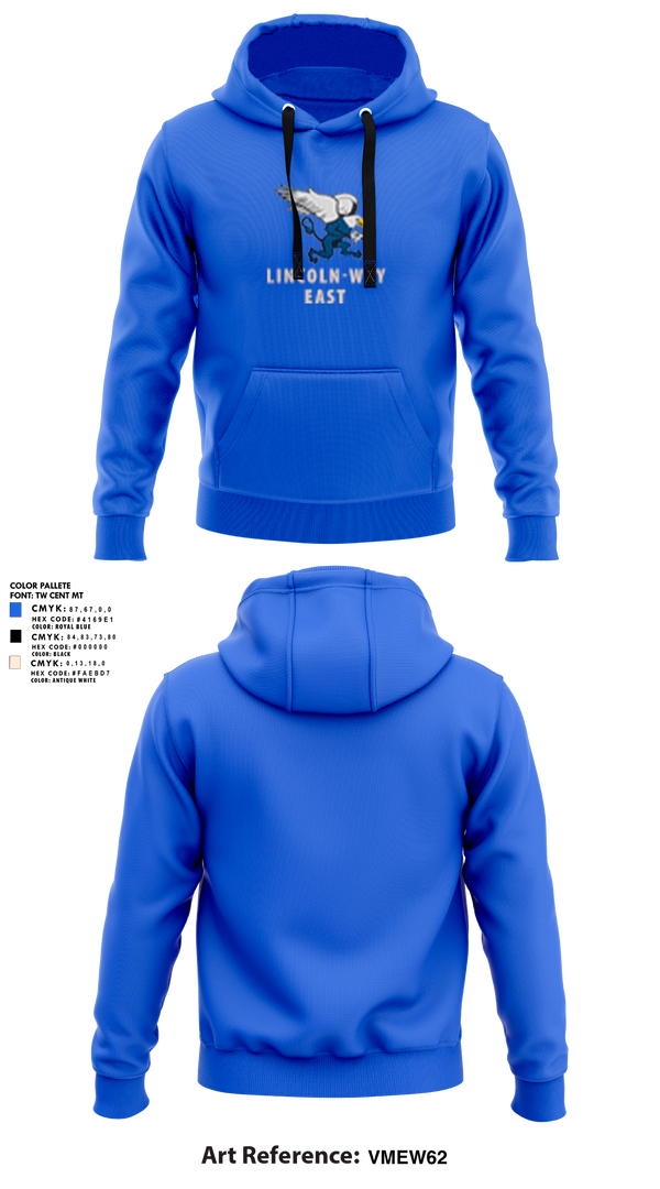 Hoodie, Lincoln-Way East, Golf, Teamtime, Team time, sublimation, custom sports apparel, team uniforms, spirit wear, spiritwear, sports uniforms, custom shirts, team store, custom team store, fundraiser sports, apparel fundraiser