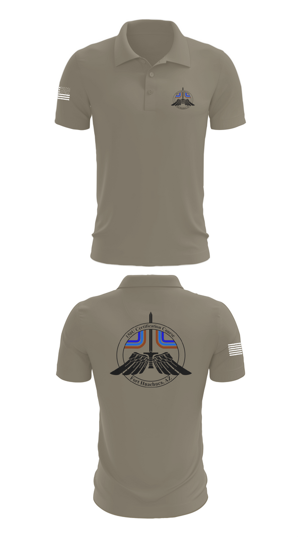 Short Sleeve Performance Polo, 2-13th AVN REGT, 150U Certification Course, , Teamtime, Team time, sublimation, custom sports apparel, team uniforms, spirit wear, spiritwear, sports uniforms, custom shirts, team store, custom team store, fundraiser sports, apparel fundraiser