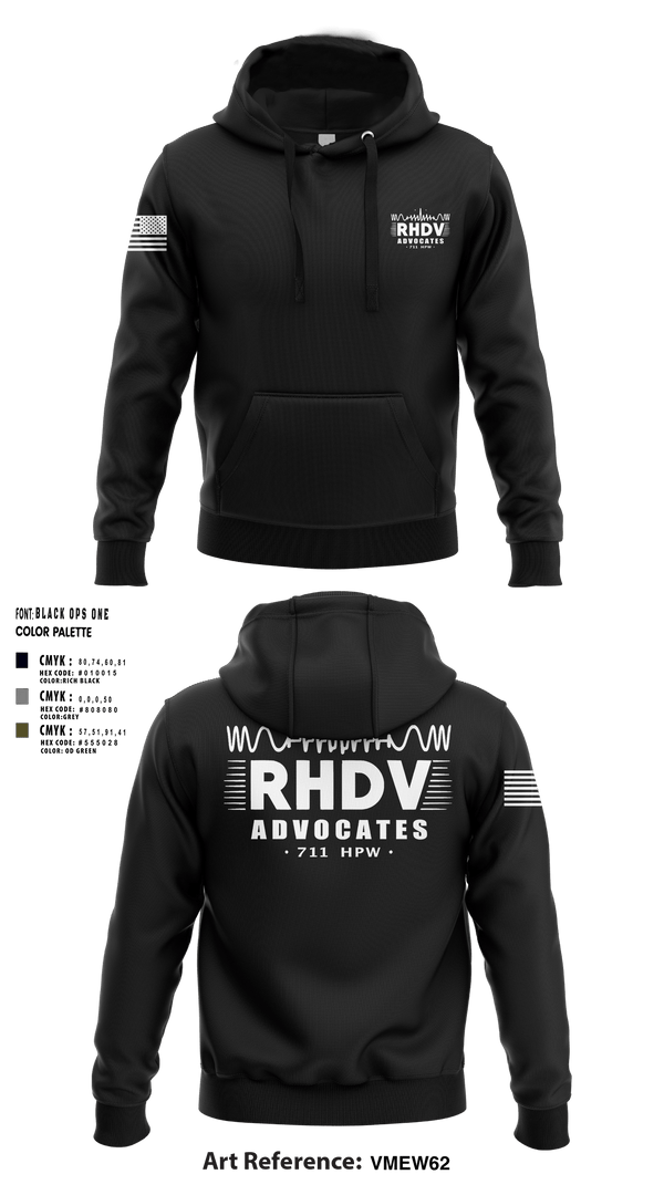 Hoodie, 711 HPW/RHDV, Army, Teamtime, Team time, sublimation, custom sports apparel, team uniforms, spirit wear, spiritwear, sports uniforms, custom shirts, team store, custom team store, fundraiser sports, apparel fundraiser