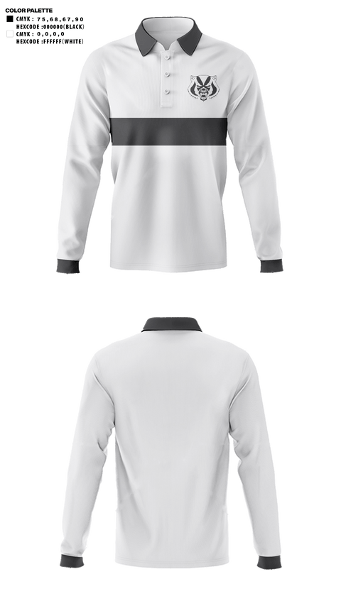 Long Sleeve Performance Polo, Limon High School Golf, Golf, Teamtime, Team time, sublimation, custom sports apparel, team uniforms, spirit wear, spiritwear, sports uniforms, custom shirts, team store, custom team store, fundraiser sports, apparel fundraiser