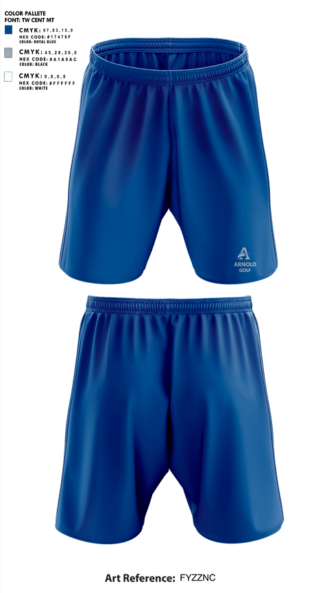 Athletic Shorts With Pockets, Arnold High School Golf, Golf, Teamtime, Team time, sublimation, custom sports apparel, team uniforms, spirit wear, spiritwear, sports uniforms, custom shirts, team store, custom team store, fundraiser sports, apparel fundraiser