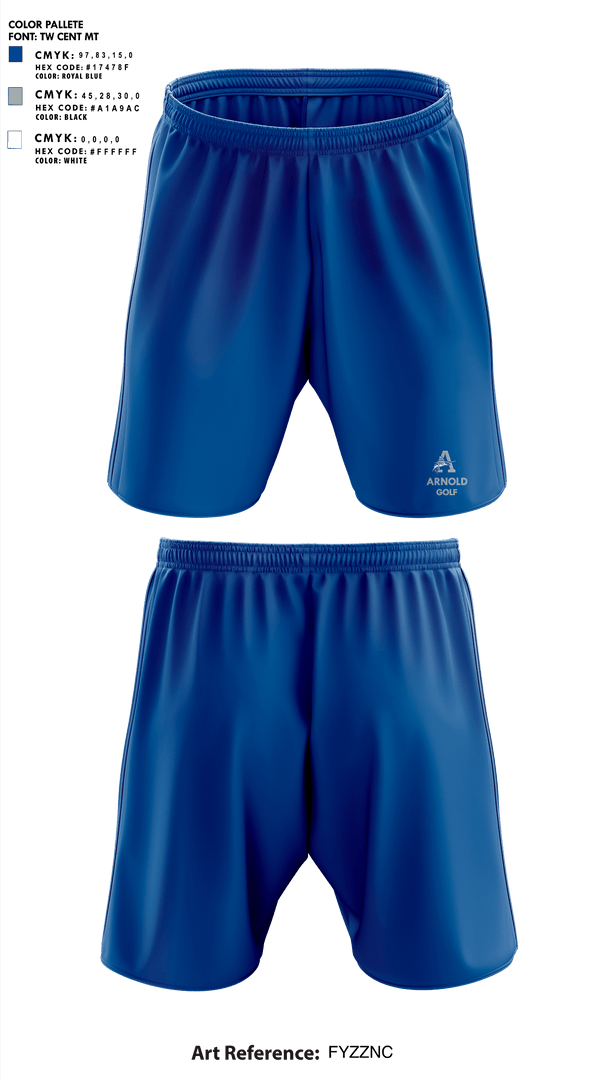 Athletic Shorts With Pockets, Arnold High School Golf, Golf, Teamtime, Team time, sublimation, custom sports apparel, team uniforms, spirit wear, spiritwear, sports uniforms, custom shirts, team store, custom team store, fundraiser sports, apparel fundraiser