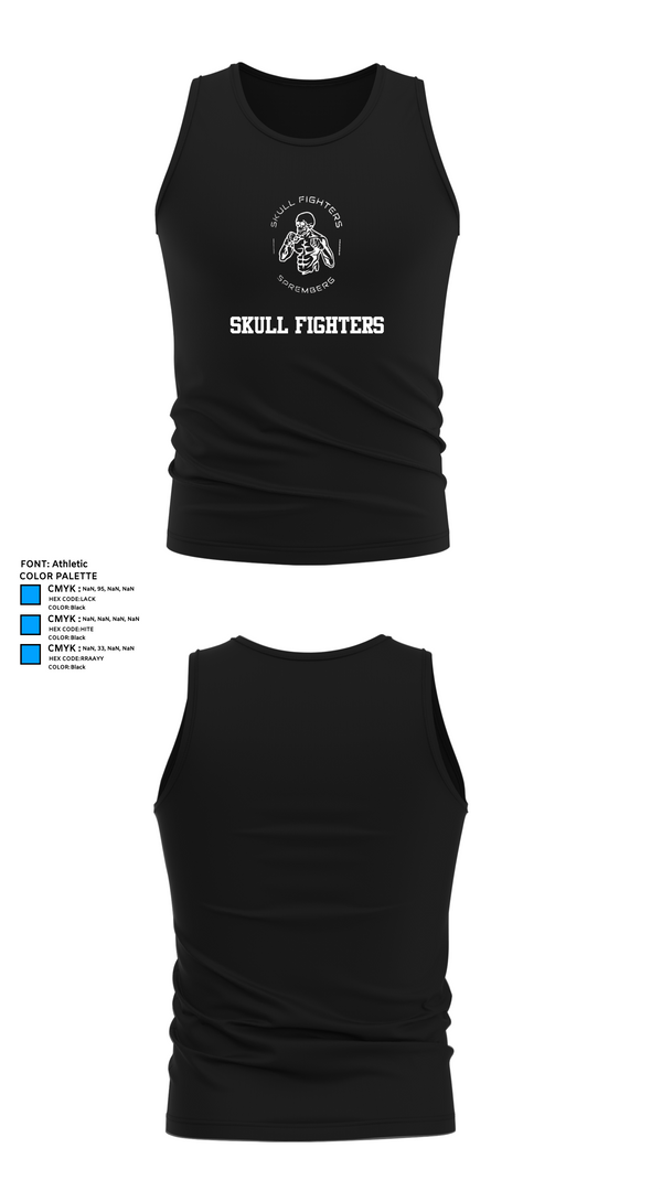 Tank Top, Skull Fighters, Wrestling, Teamtime, Team time, sublimation, custom sports apparel, team uniforms, spirit wear, spiritwear, sports uniforms, custom shirts, team store, custom team store, fundraiser sports, apparel fundraiser