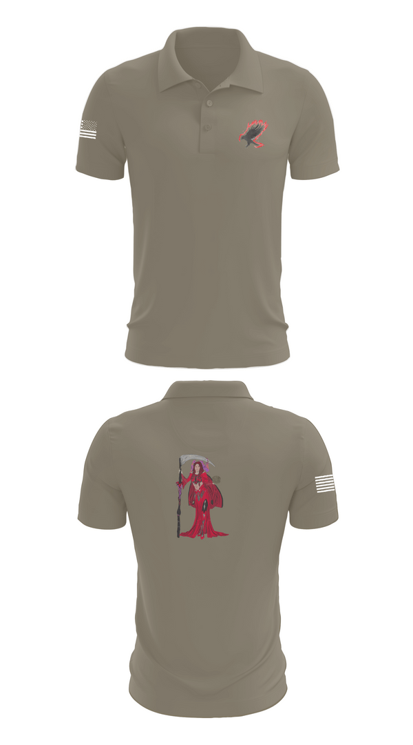 Short Sleeve Performance Polo, A Co. 152 BEB, Army, Teamtime, Team time, sublimation, custom sports apparel, team uniforms, spirit wear, spiritwear, sports uniforms, custom shirts, team store, custom team store, fundraiser sports, apparel fundraiser