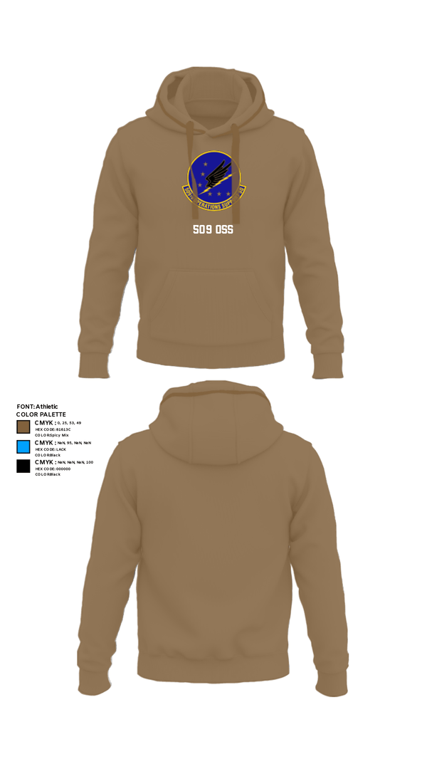 Hoodie, 509 OSS, Air Force, Teamtime, Team time, sublimation, custom sports apparel, team uniforms, spirit wear, spiritwear, sports uniforms, custom shirts, team store, custom team store, fundraiser sports, apparel fundraiser