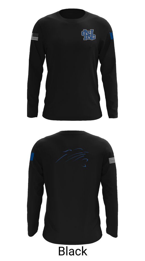 Long Sleeve Performance Shirt, Nouvel Catholic Central High School Bowling, Bowling, Teamtime, Team time, sublimation, custom sports apparel, team uniforms, spirit wear, spiritwear, sports uniforms, custom shirts, team store, custom team store, fundraiser sports, apparel fundraiser