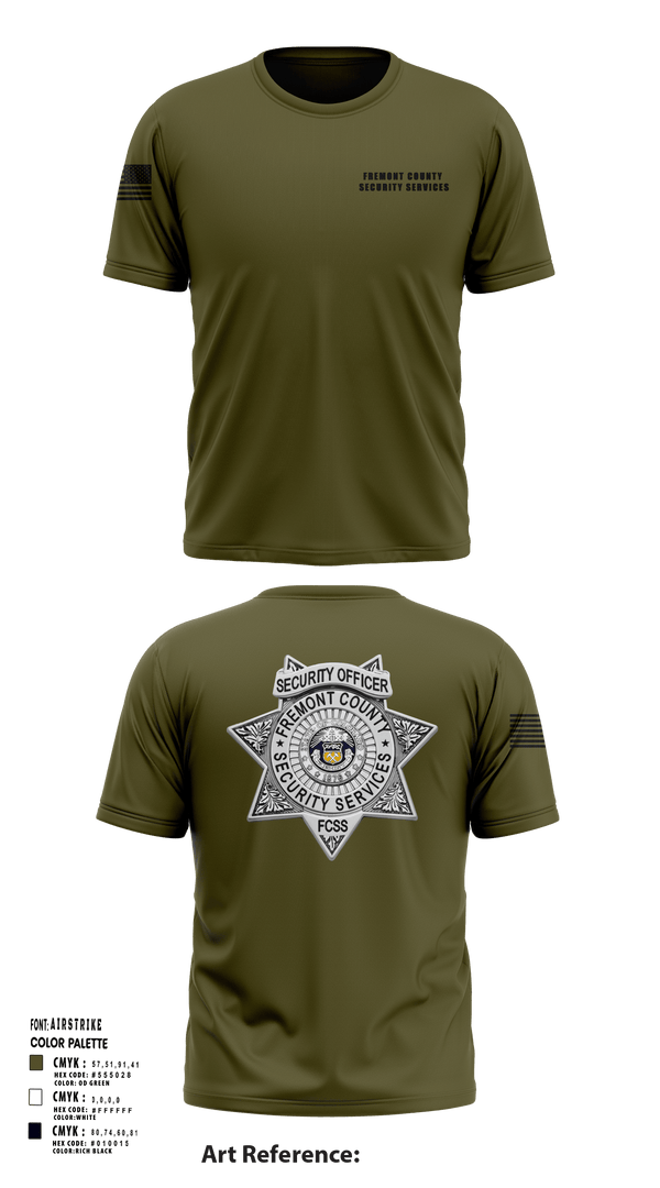 Short Sleeve Performance Shirt, Fremont County Security Services, Police, Teamtime, Team time, sublimation, custom sports apparel, team uniforms, spirit wear, spiritwear, sports uniforms, custom shirts, team store, custom team store, fundraiser sports, apparel fundraiser