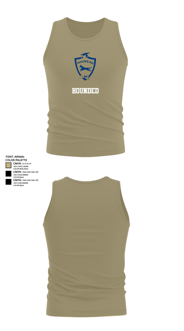 Tank Top, Hounded, , Teamtime, Team time, sublimation, custom sports apparel, team uniforms, spirit wear, spiritwear, sports uniforms, custom shirts, team store, custom team store, fundraiser sports, apparel fundraiser