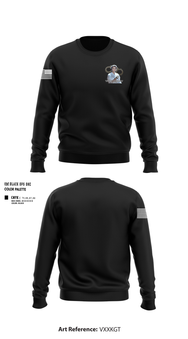 Crew Neck Sweatshirt, MARDET Fort Leonard Wood Basic Military Police School House (FLW) INIWIC, Police, Teamtime, Team time, sublimation, custom sports apparel, team uniforms, spirit wear, spiritwear, sports uniforms, custom shirts, team store, custom team store, fundraiser sports, apparel fundraiser