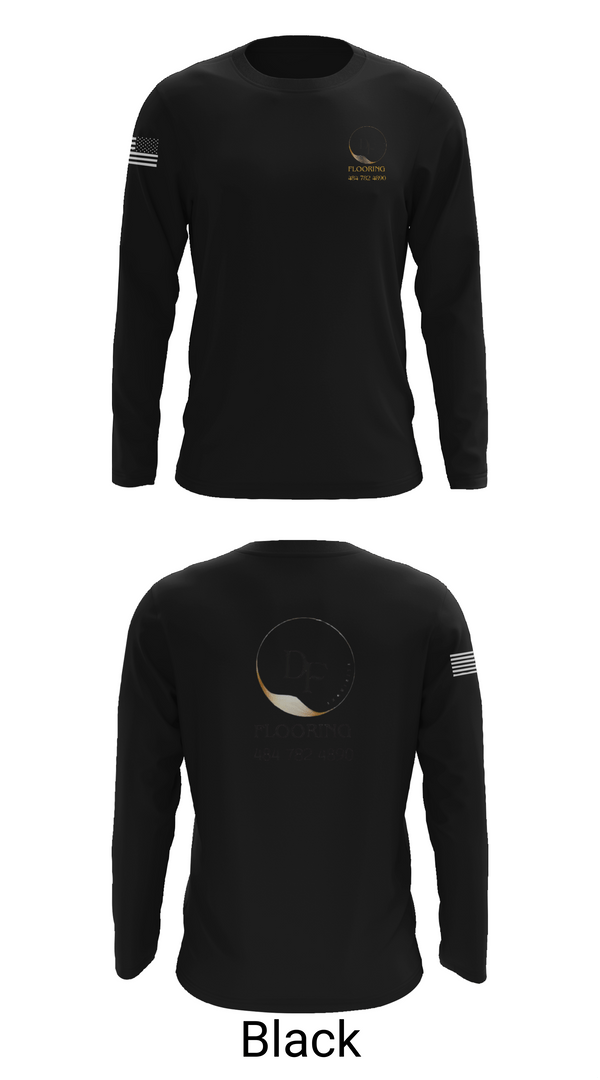 Long Sleeve Performance Shirt, DF EXQUISITE FLOORING, , Teamtime, Team time, sublimation, custom sports apparel, team uniforms, spirit wear, spiritwear, sports uniforms, custom shirts, team store, custom team store, fundraiser sports, apparel fundraiser