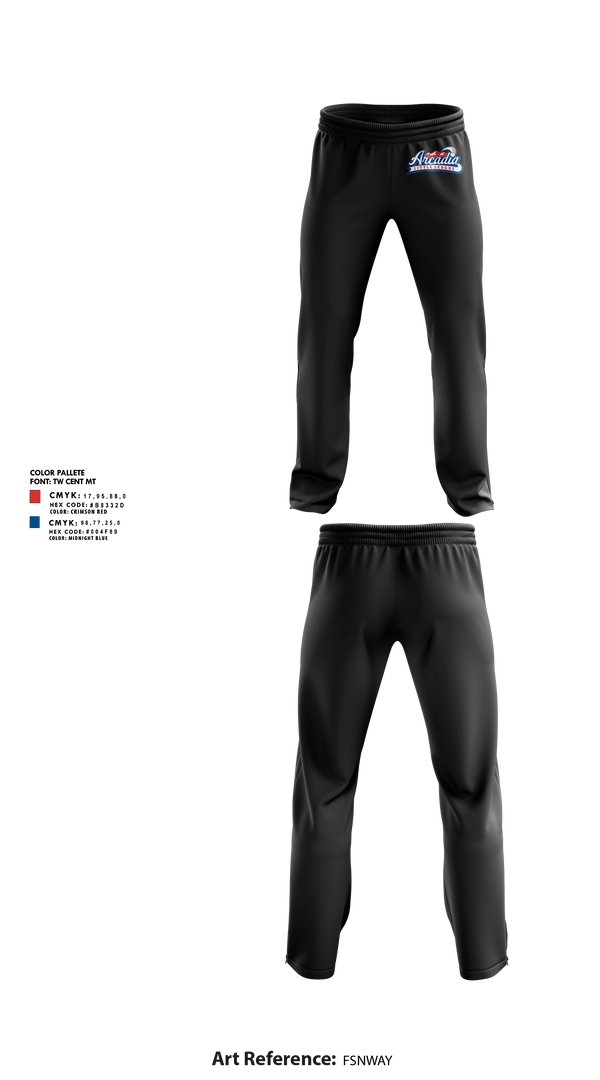 Sweatpants, Arcadia Little League Baseball, Baseball, Teamtime, Team time, sublimation, custom sports apparel, team uniforms, spirit wear, spiritwear, sports uniforms, custom shirts, team store, custom team store, fundraiser sports, apparel fundraiser