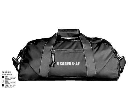Duffle Bag, USAREUR-AF, Army, Teamtime, Team time, sublimation, custom sports apparel, team uniforms, spirit wear, spiritwear, sports uniforms, custom shirts, team store, custom team store, fundraiser sports, apparel fundraiser