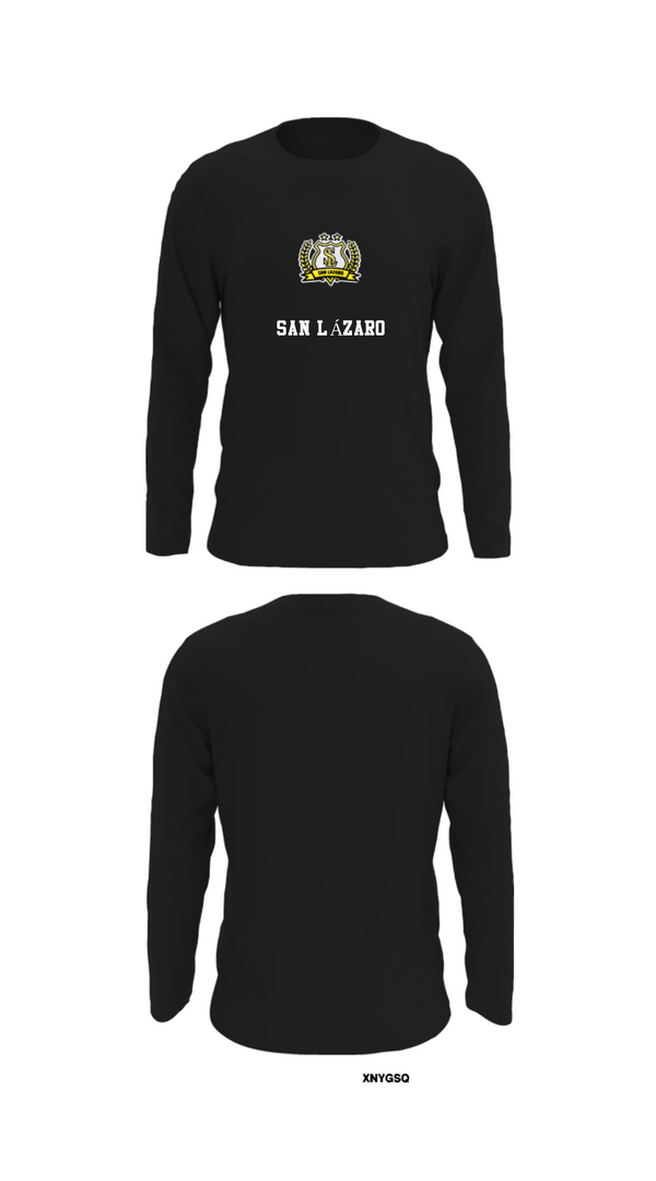 Long Sleeve Performance Shirt, SAN LÁZARO, Men's Soccer, Teamtime, Team time, sublimation, custom sports apparel, team uniforms, spirit wear, spiritwear, sports uniforms, custom shirts, team store, custom team store, fundraiser sports, apparel fundraiser