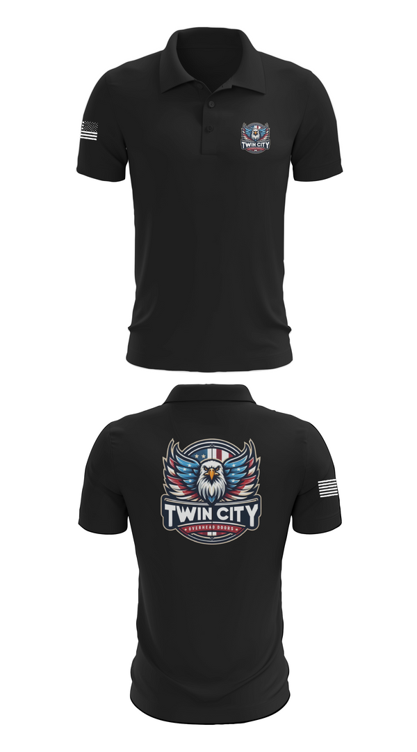 Short Sleeve Performance Polo, Twin City Overhead Door, , Teamtime, Team time, sublimation, custom sports apparel, team uniforms, spirit wear, spiritwear, sports uniforms, custom shirts, team store, custom team store, fundraiser sports, apparel fundraiser