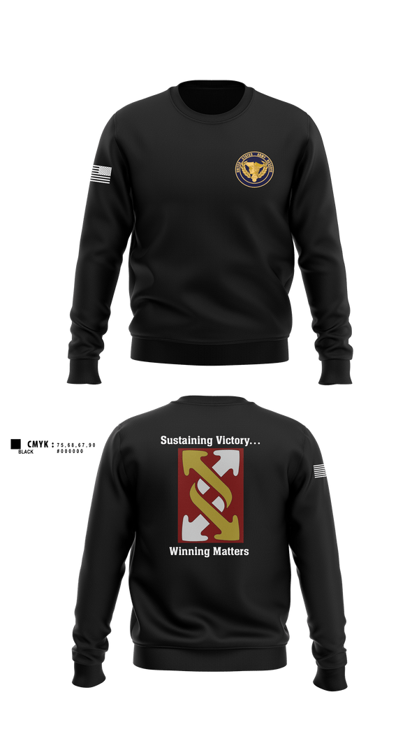 Crew Neck Sweatshirt, 143rd ESC, , Teamtime, Team time, sublimation, custom sports apparel, team uniforms, spirit wear, spiritwear, sports uniforms, custom shirts, team store, custom team store, fundraiser sports, apparel fundraiser