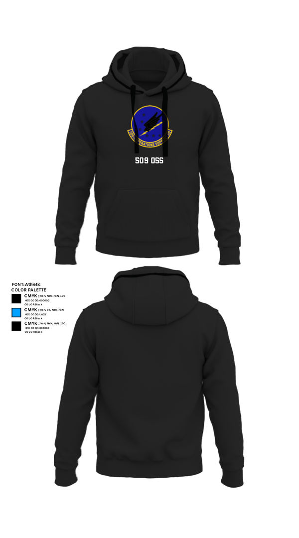 Hoodie, 509 OSS, Air Force, Teamtime, Team time, sublimation, custom sports apparel, team uniforms, spirit wear, spiritwear, sports uniforms, custom shirts, team store, custom team store, fundraiser sports, apparel fundraiser