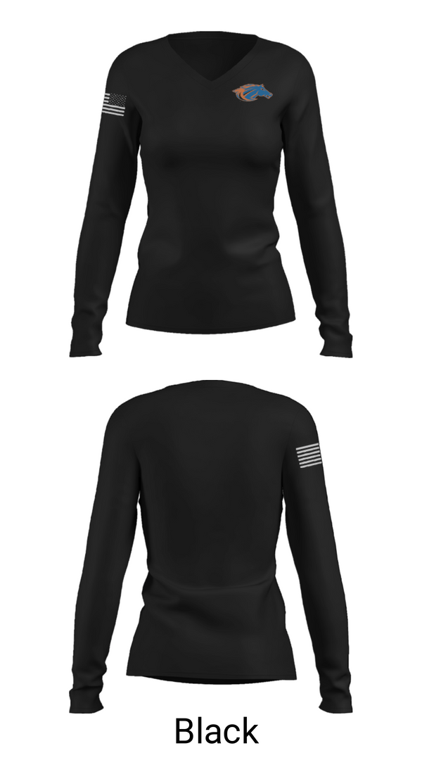 Women's Long Sleeve Vneck Shirt, Sheyenne High School Tennis, Tennis, Teamtime, Team time, sublimation, custom sports apparel, team uniforms, spirit wear, spiritwear, sports uniforms, custom shirts, team store, custom team store, fundraiser sports, apparel fundraiser