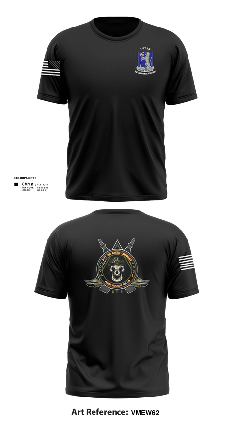 Short Sleeve Performance Shirt, 1-77 AR A Co., Army, Teamtime, Team time, sublimation, custom sports apparel, team uniforms, spirit wear, spiritwear, sports uniforms, custom shirts, team store, custom team store, fundraiser sports, apparel fundraiser