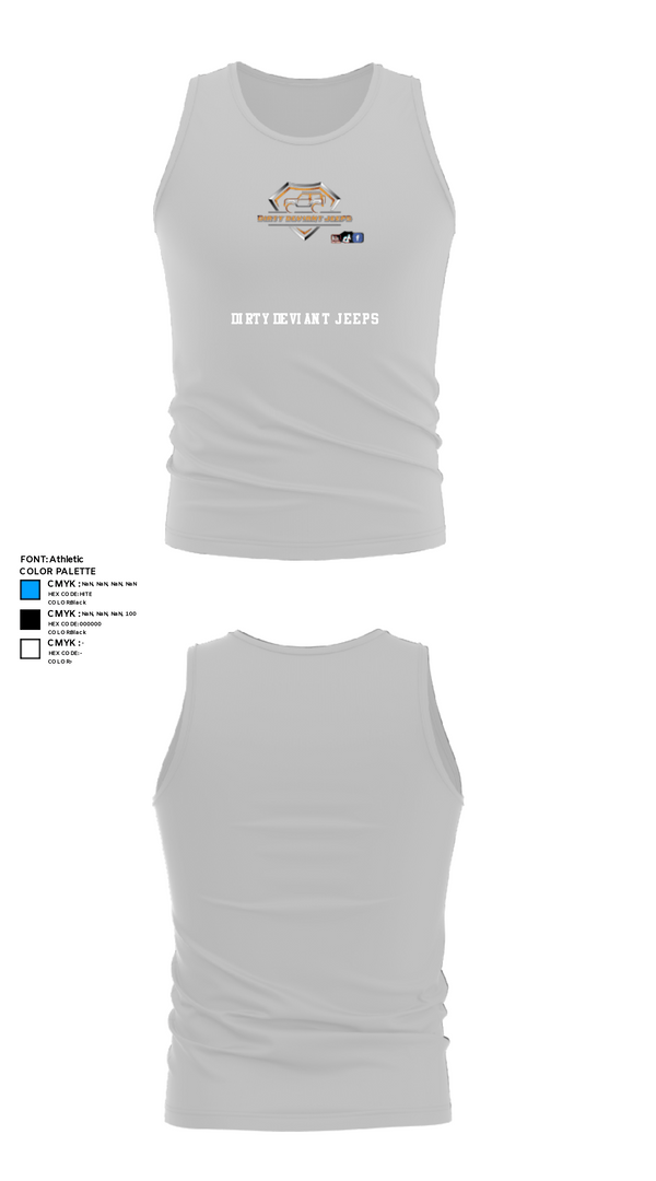Tank Top, Dirty Deviant Jeeps, , Teamtime, Team time, sublimation, custom sports apparel, team uniforms, spirit wear, spiritwear, sports uniforms, custom shirts, team store, custom team store, fundraiser sports, apparel fundraiser