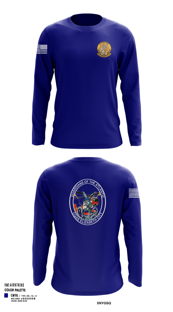 Long Sleeve Performance Shirt, Air Station Elizabeth City, , Teamtime, Team time, sublimation, custom sports apparel, team uniforms, spirit wear, spiritwear, sports uniforms, custom shirts, team store, custom team store, fundraiser sports, apparel fundraiser
