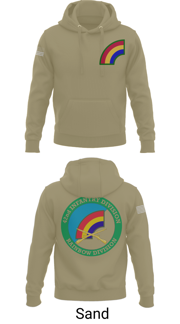 Hoodie, 42nd ID, Army, Teamtime, Team time, sublimation, custom sports apparel, team uniforms, spirit wear, spiritwear, sports uniforms, custom shirts, team store, custom team store, fundraiser sports, apparel fundraiser
