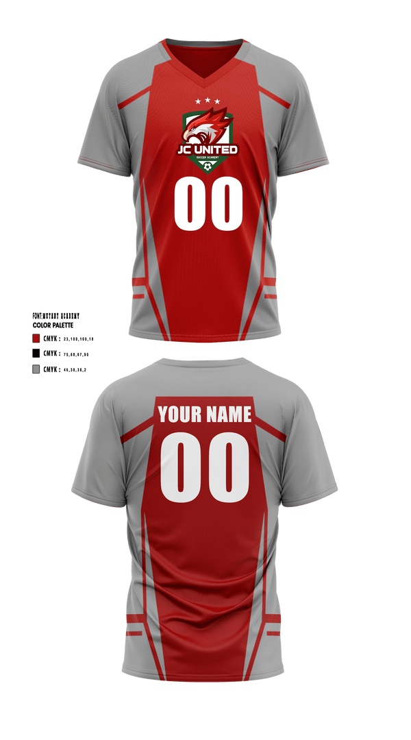 Mens Soccer Jersey, JC United, Men's Soccer, Teamtime, Team time, sublimation, custom sports apparel, team uniforms, spirit wear, spiritwear, sports uniforms, custom shirts, team store, custom team store, fundraiser sports, apparel fundraiser