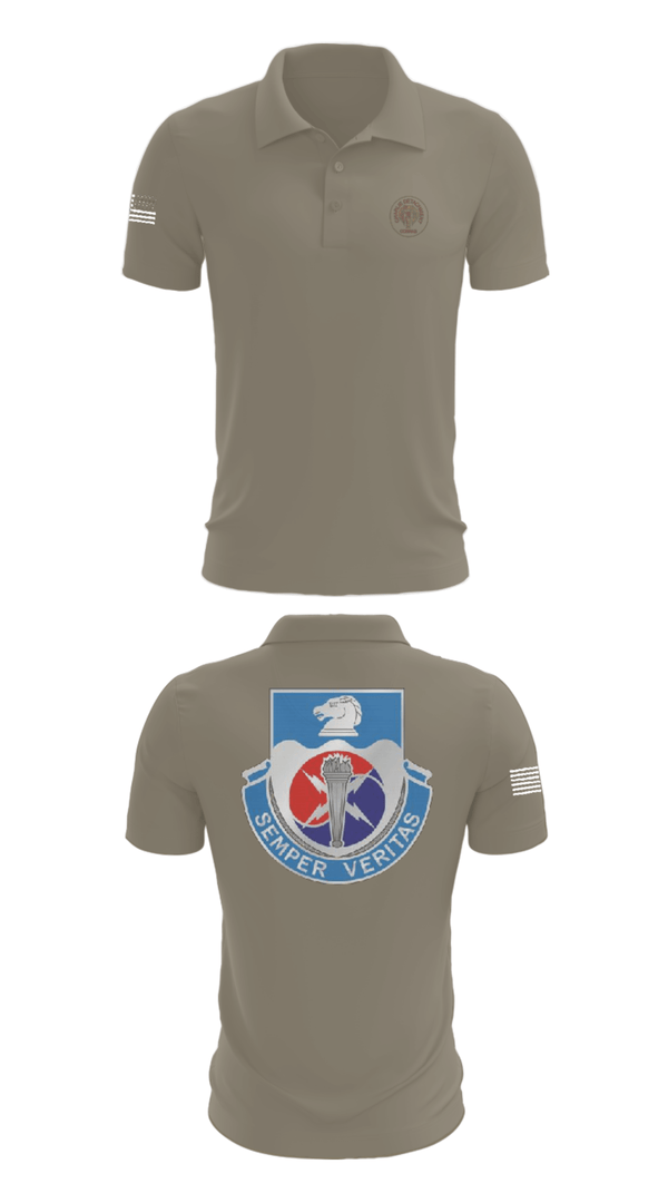 Short Sleeve Performance Polo, 312TH MI BN, CHARLIE DETACHMENT, Army, Teamtime, Team time, sublimation, custom sports apparel, team uniforms, spirit wear, spiritwear, sports uniforms, custom shirts, team store, custom team store, fundraiser sports, apparel fundraiser