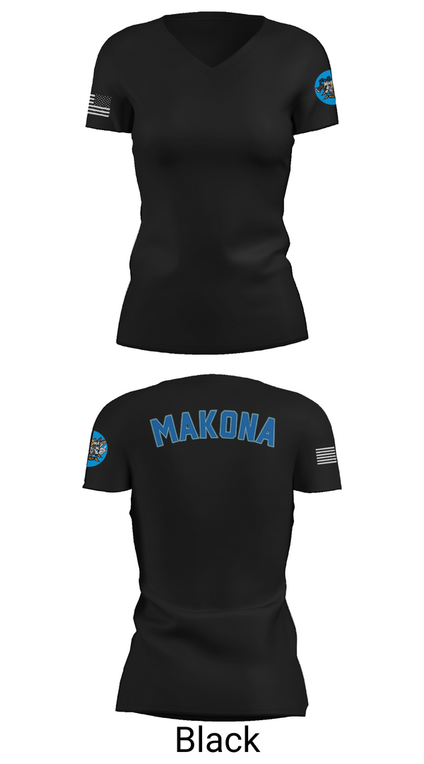 Womens Short Sleeve Vneck Shirt, MKA, E-Sports, Teamtime, Team time, sublimation, custom sports apparel, team uniforms, spirit wear, spiritwear, sports uniforms, custom shirts, team store, custom team store, fundraiser sports, apparel fundraiser