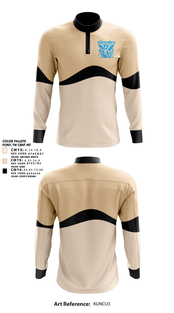 Quarter Zip Jacket, Skeedera, , Teamtime, Team time, sublimation, custom sports apparel, team uniforms, spirit wear, spiritwear, sports uniforms, custom shirts, team store, custom team store, fundraiser sports, apparel fundraiser