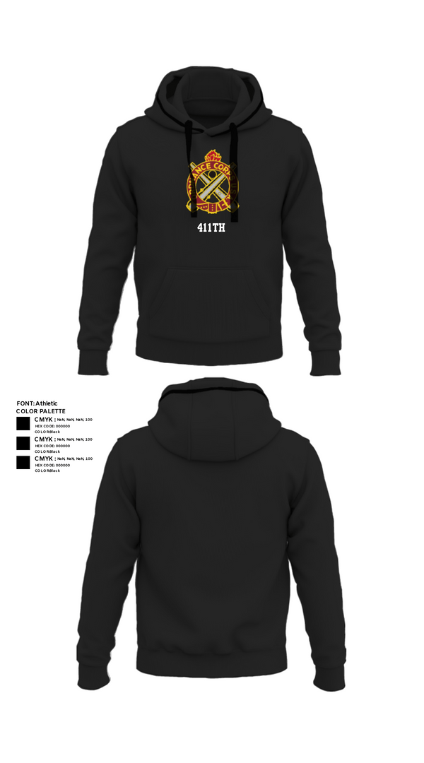 Hoodie, 411TH, Army, Teamtime, Team time, sublimation, custom sports apparel, team uniforms, spirit wear, spiritwear, sports uniforms, custom shirts, team store, custom team store, fundraiser sports, apparel fundraiser