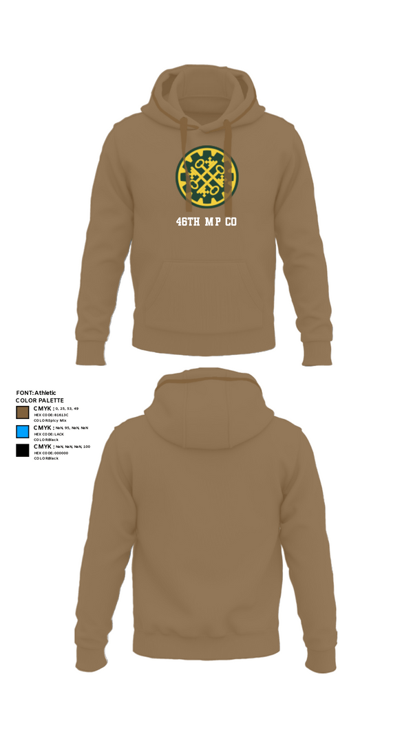Hoodie, 46th MP Co, Army, Teamtime, Team time, sublimation, custom sports apparel, team uniforms, spirit wear, spiritwear, sports uniforms, custom shirts, team store, custom team store, fundraiser sports, apparel fundraiser