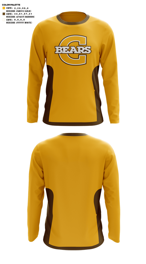 Long Sleeve Performance Shirt, Evansville Central High School Cheer, Cheer, Teamtime, Team time, sublimation, custom sports apparel, team uniforms, spirit wear, spiritwear, sports uniforms, custom shirts, team store, custom team store, fundraiser sports, apparel fundraiser