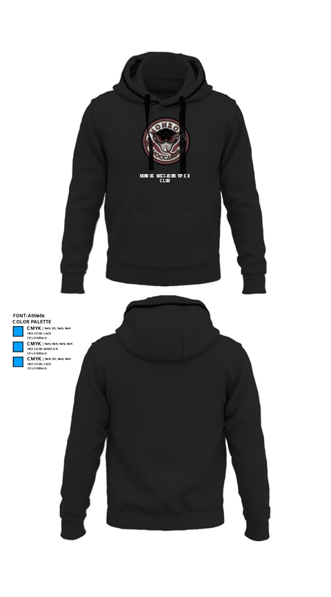 Hoodie, Monroe Moccasins VIPer CLUB, , Teamtime, Team time, sublimation, custom sports apparel, team uniforms, spirit wear, spiritwear, sports uniforms, custom shirts, team store, custom team store, fundraiser sports, apparel fundraiser