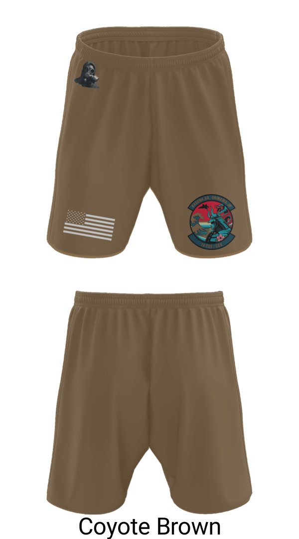 Athletic Shorts With Pockets, 18 CES/CEX, , Teamtime, Team time, sublimation, custom sports apparel, team uniforms, spirit wear, spiritwear, sports uniforms, custom shirts, team store, custom team store, fundraiser sports, apparel fundraiser