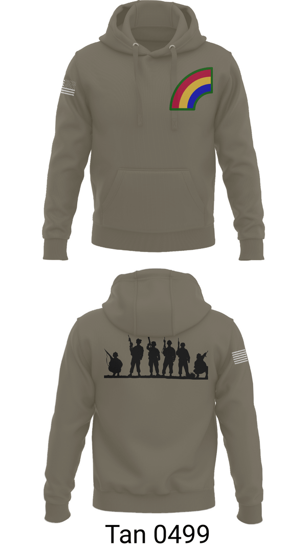 Hoodie, 42ND Infantry Division, Army, Teamtime, Team time, sublimation, custom sports apparel, team uniforms, spirit wear, spiritwear, sports uniforms, custom shirts, team store, custom team store, fundraiser sports, apparel fundraiser