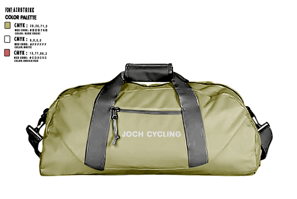 Duffle Bag, Joch, Cycling, Teamtime, Team time, sublimation, custom sports apparel, team uniforms, spirit wear, spiritwear, sports uniforms, custom shirts, team store, custom team store, fundraiser sports, apparel fundraiser