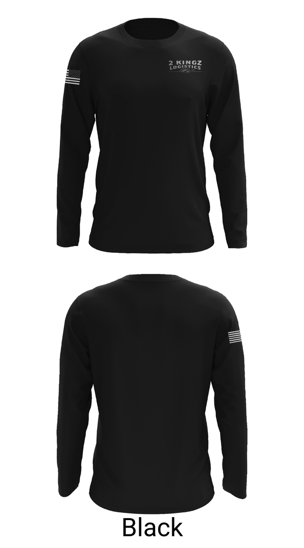 Long Sleeve Performance Shirt, 2kingz logistics, , Teamtime, Team time, sublimation, custom sports apparel, team uniforms, spirit wear, spiritwear, sports uniforms, custom shirts, team store, custom team store, fundraiser sports, apparel fundraiser