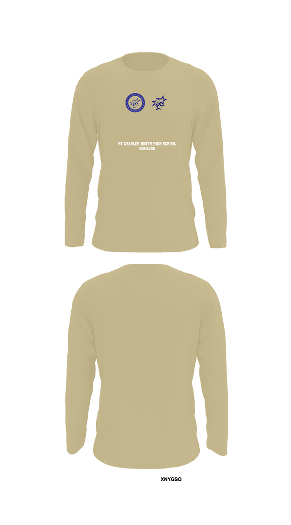 Long Sleeve Performance Shirt, St Charles North High School Bowling, Bowling, Teamtime, Team time, sublimation, custom sports apparel, team uniforms, spirit wear, spiritwear, sports uniforms, custom shirts, team store, custom team store, fundraiser sports, apparel fundraiser